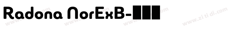 Radona NorExB字体转换 Radona NorExB字体转换